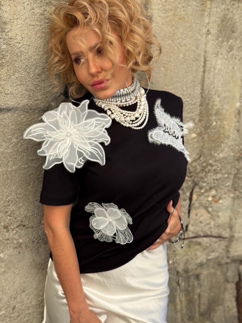Тениска White Butterfly - Image 6