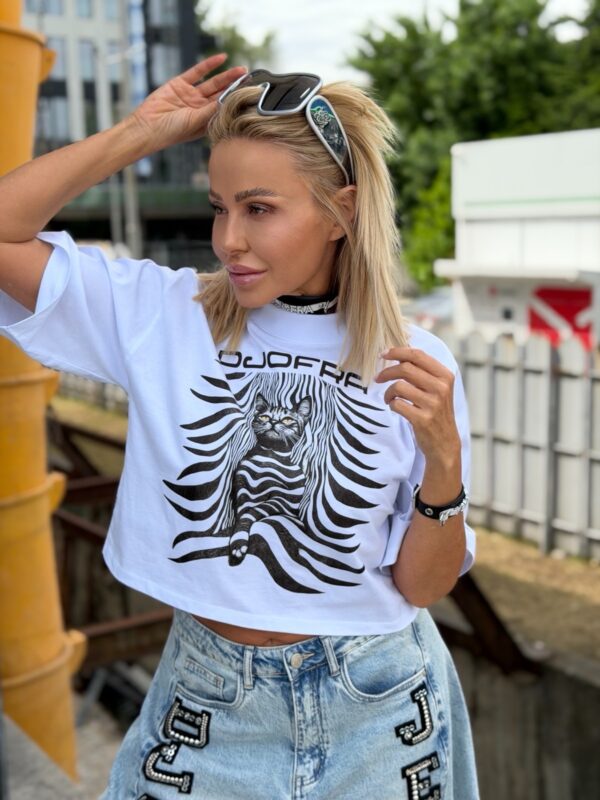 Тениска Cat Zebra