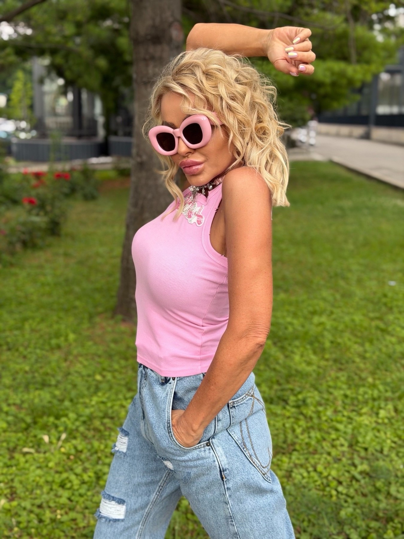 Топ Unique Pink - Image 13