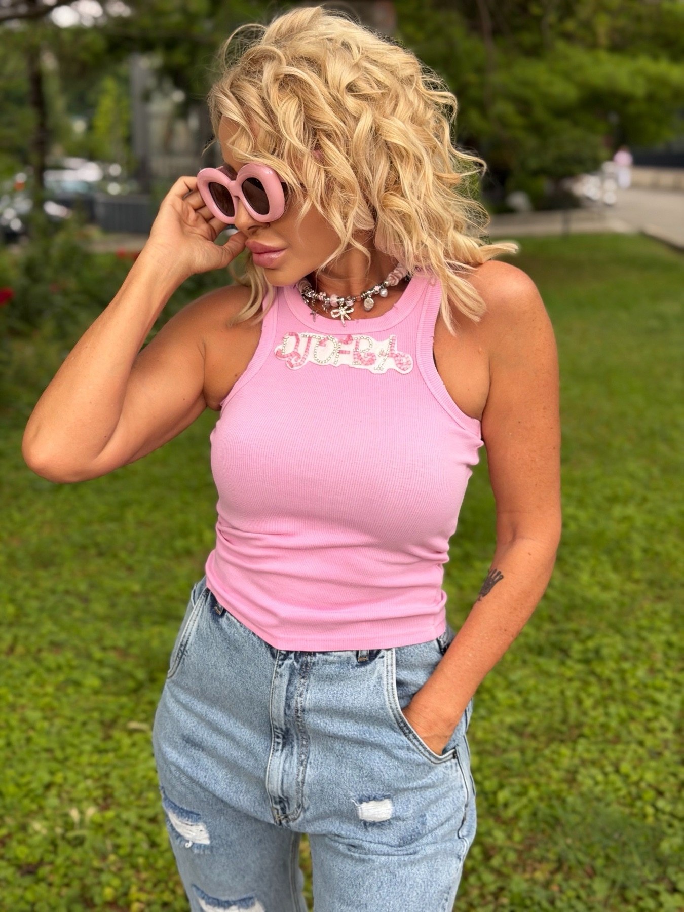 Топ Unique Pink - Image 9