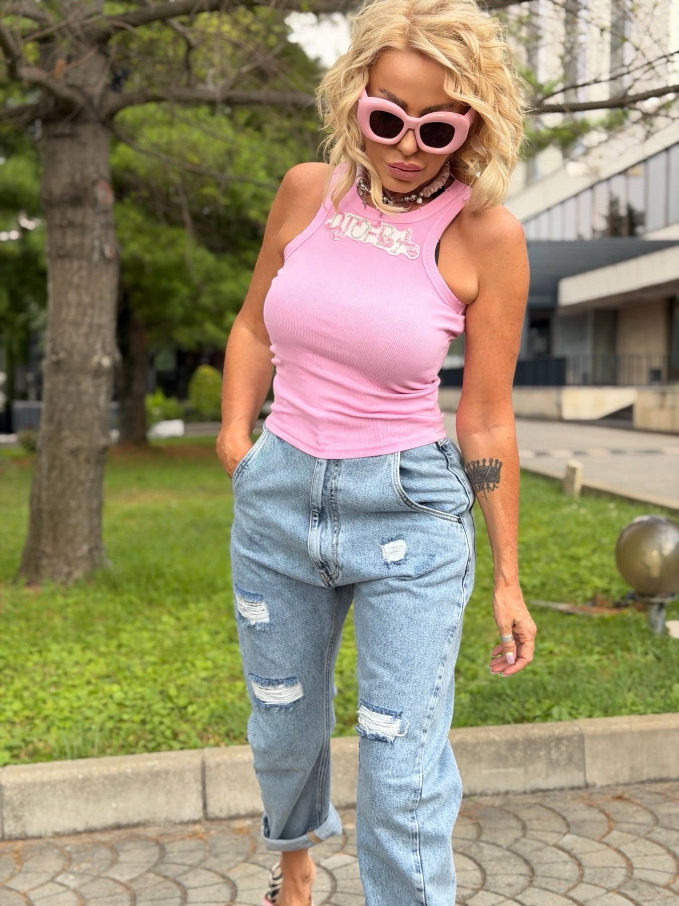 Топ Unique Pink - Image 6
