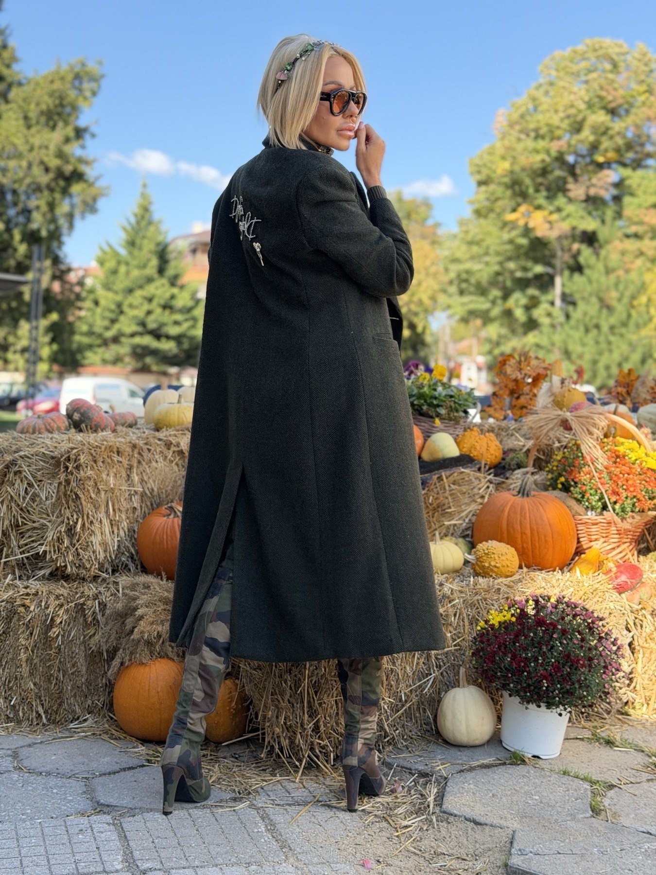 Палто Autumn Dark Green - Image 6