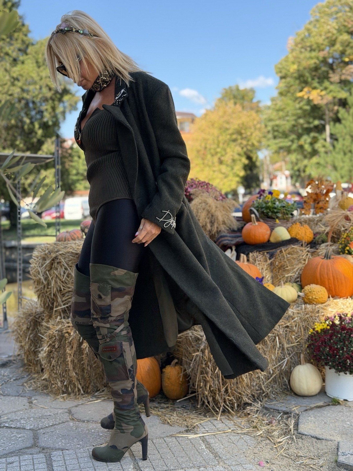 Палто Autumn Dark Green - Image 7