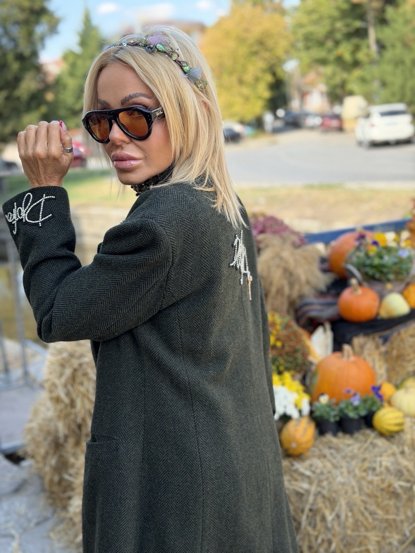 Палто Autumn Dark Green - Image 13