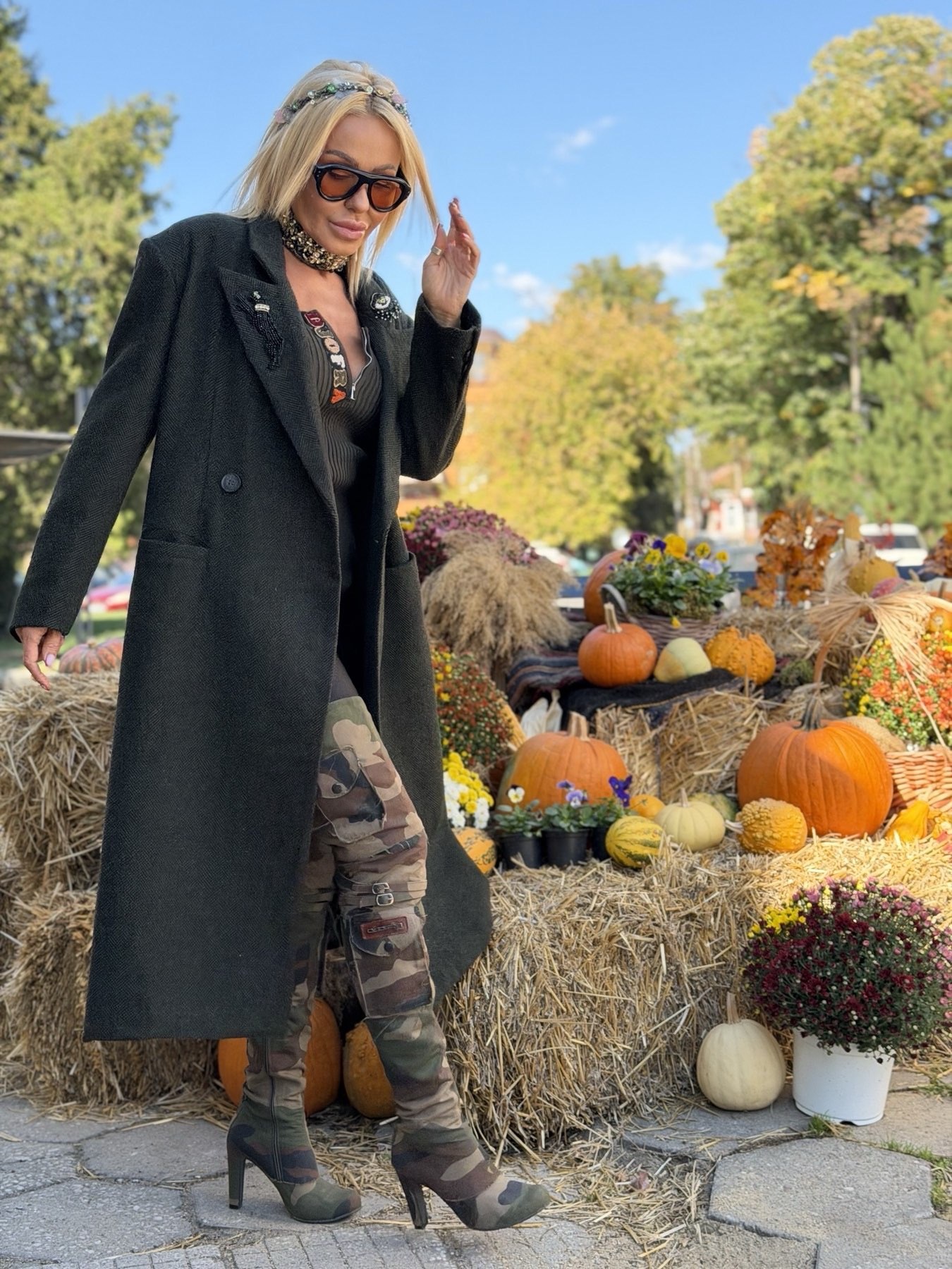 Палто Autumn Dark Green - Image 14