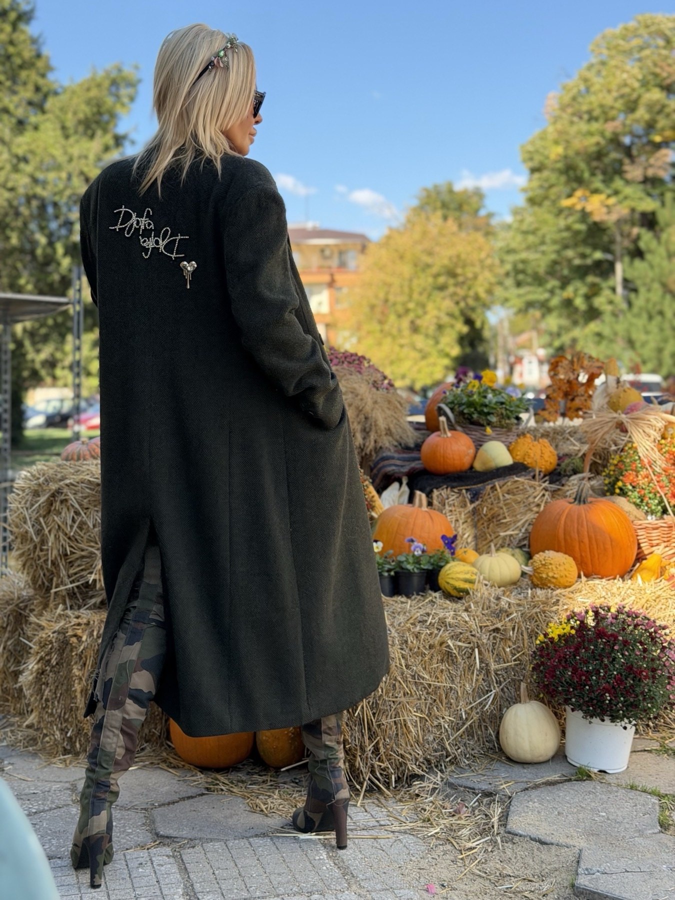 Палто Autumn Dark Green - Image 15