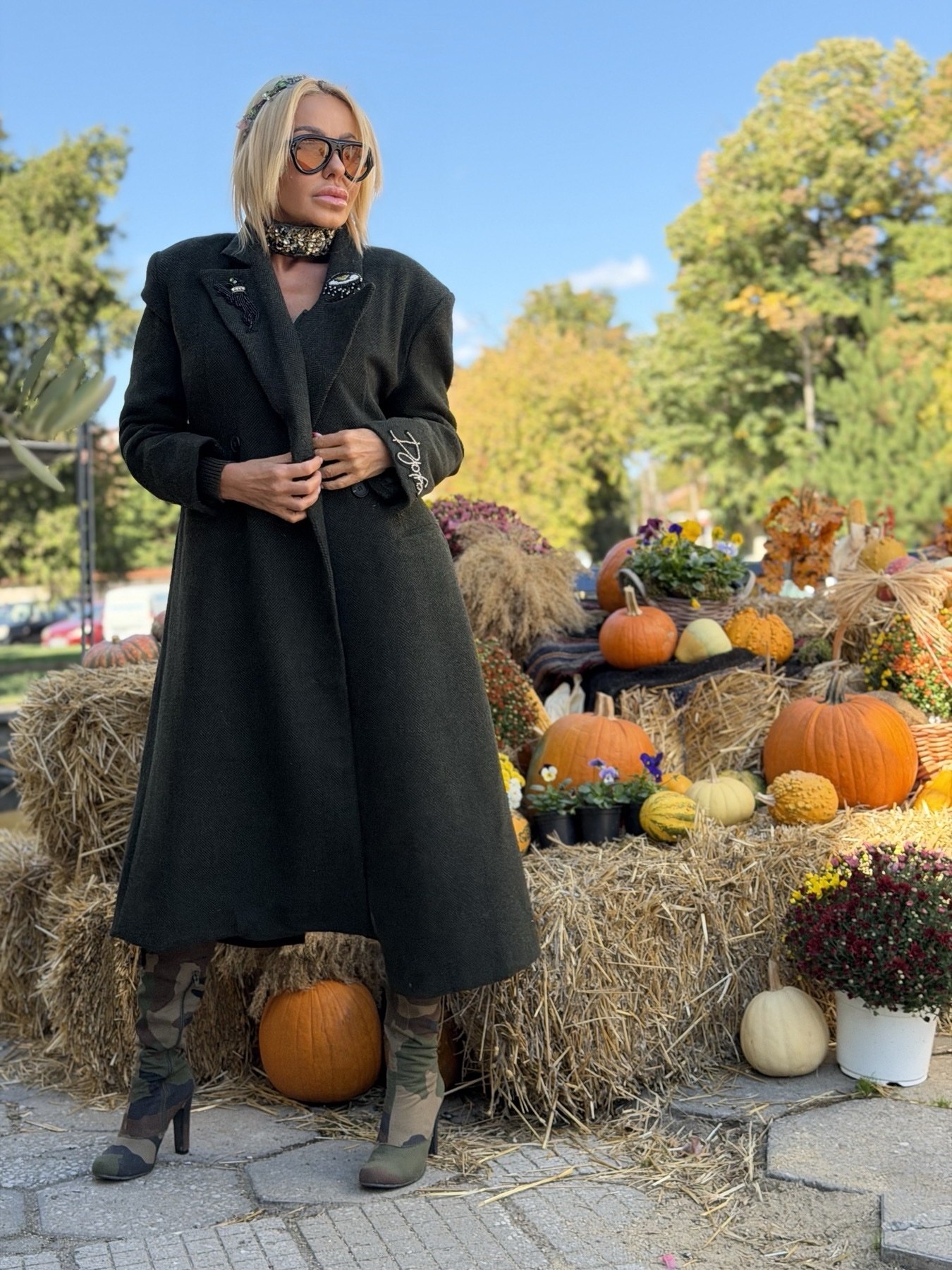Палто Autumn Dark Green - Image 17